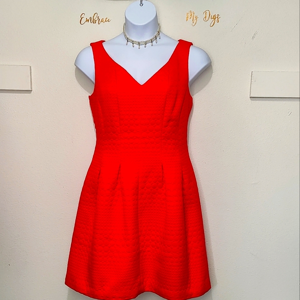 Just Taylor Red A-line Dress